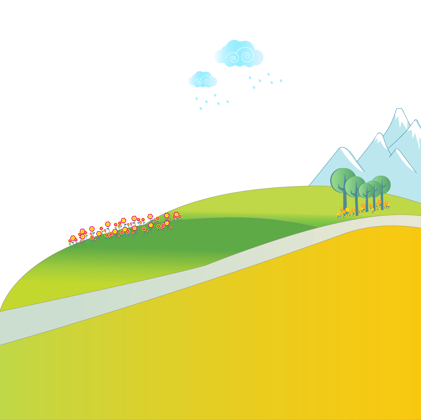 Transitions Timeline illustration